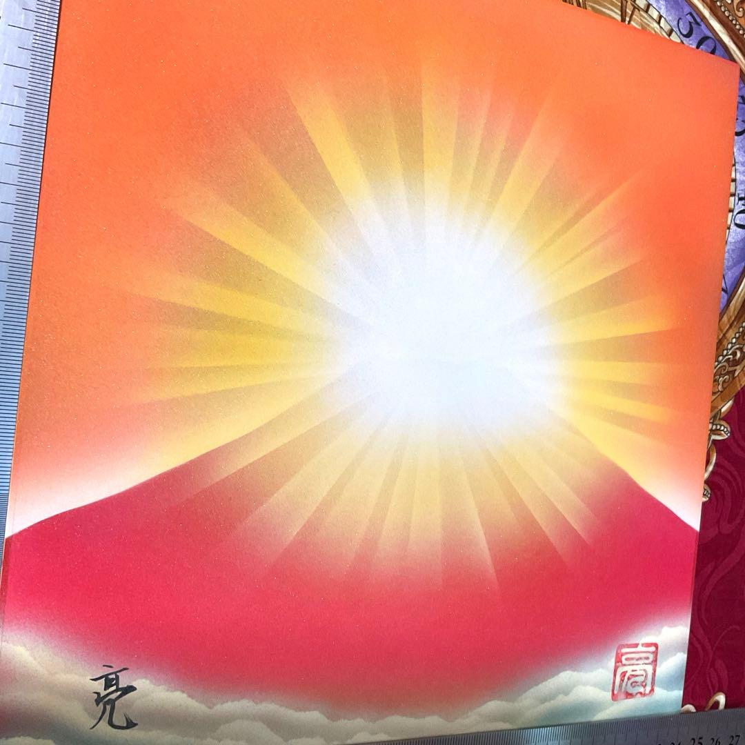 赤富士絵画新春セール｜ダイヤモンド赤富士強力エナジーアート金運仕事運上昇