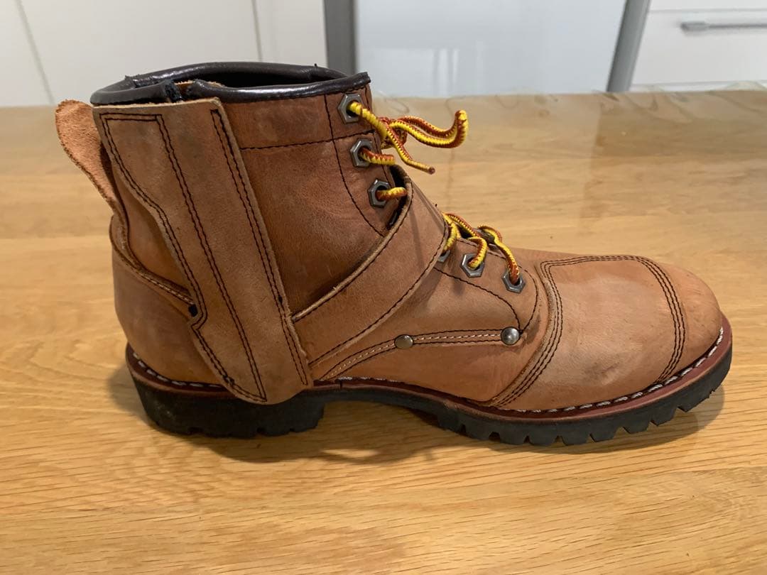 アヴィレックス　バイク用　ブーツ ブラウン