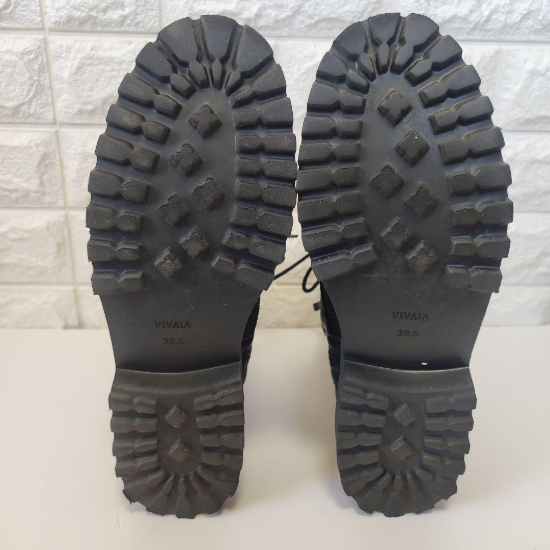 VIVAIA Florence ラウンドトゥ 撥水加工 レースアップ ブーツ