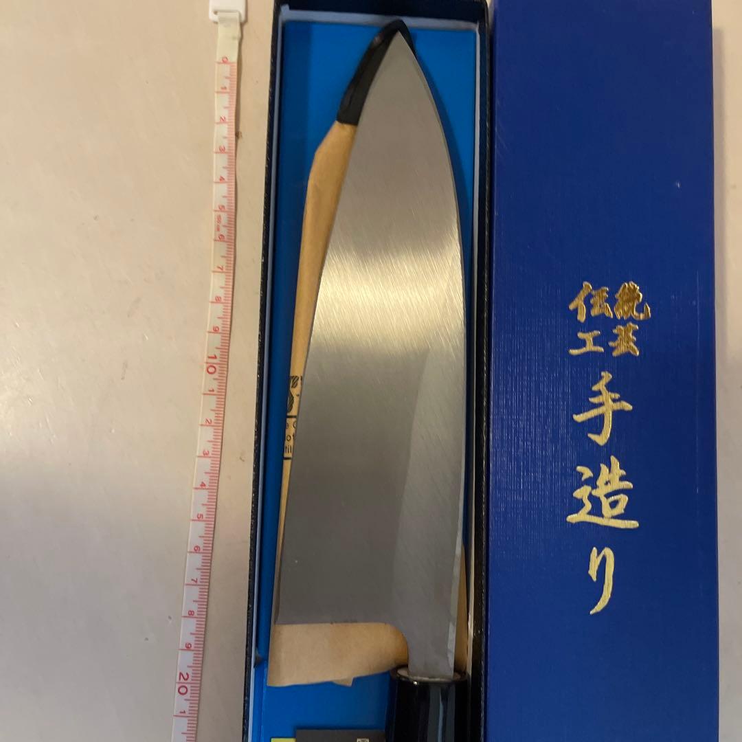 高級出刃包丁 白紙1号鋼　本霞 最後の１本　6寸　180mm