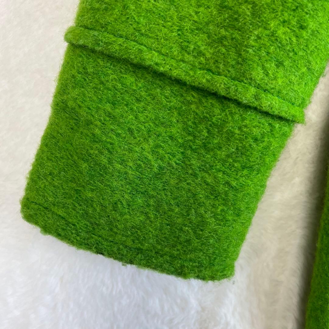 ふさえ様　イタリア製 Sliver knit coat 圧縮ウールコート