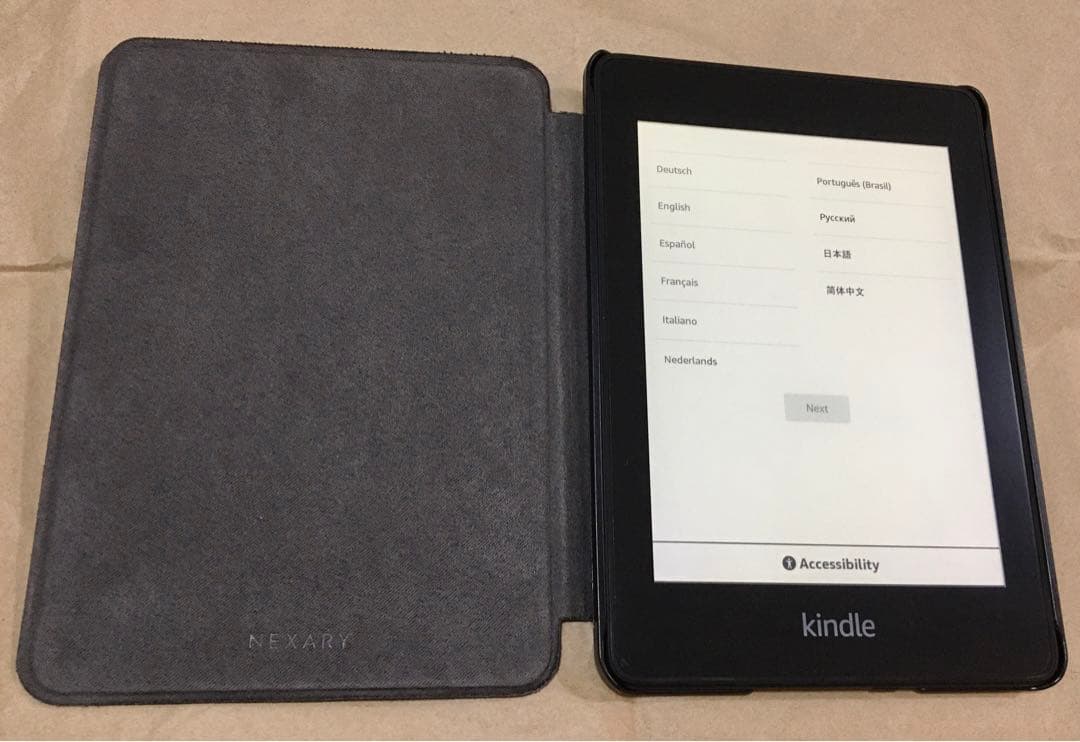 Kindle paperwhite 第10世代 32GB カバーつき