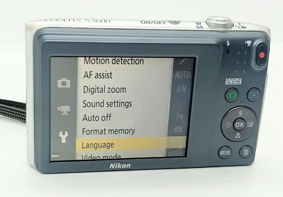 Nikon COOLPIX S3600 8xズーム デジタルカメラ 充電器付き