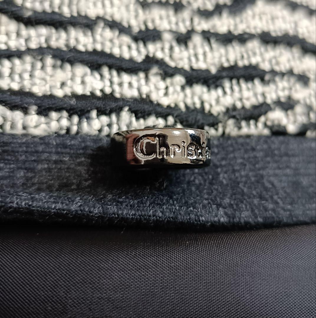 美品 クリスチャンディオール ノーカラーツイード調ジャケット ヴィンテージ 9号