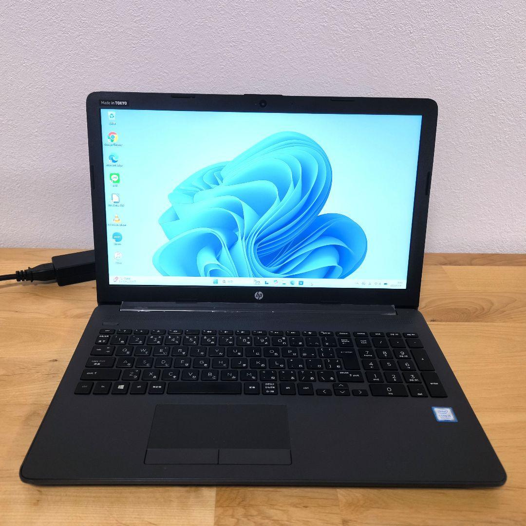 HP ノートPC【15.6型 フルHD】i5第8世代／Windows11／DVD