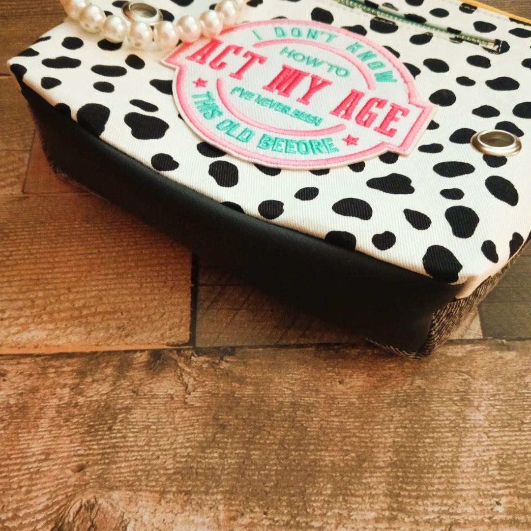 デニムリメイク　ショルダーバッグ　ハンドメイド