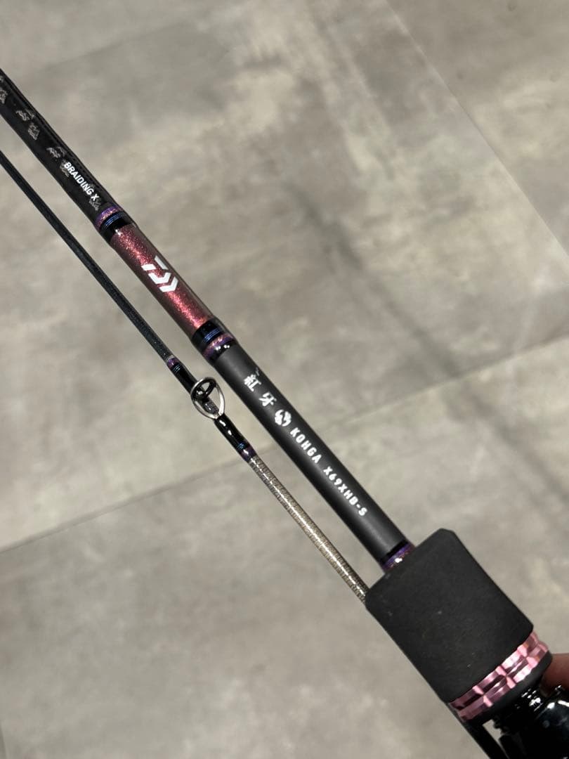 【美品】紅牙 X 69MHS-S タイジギング　リールセット