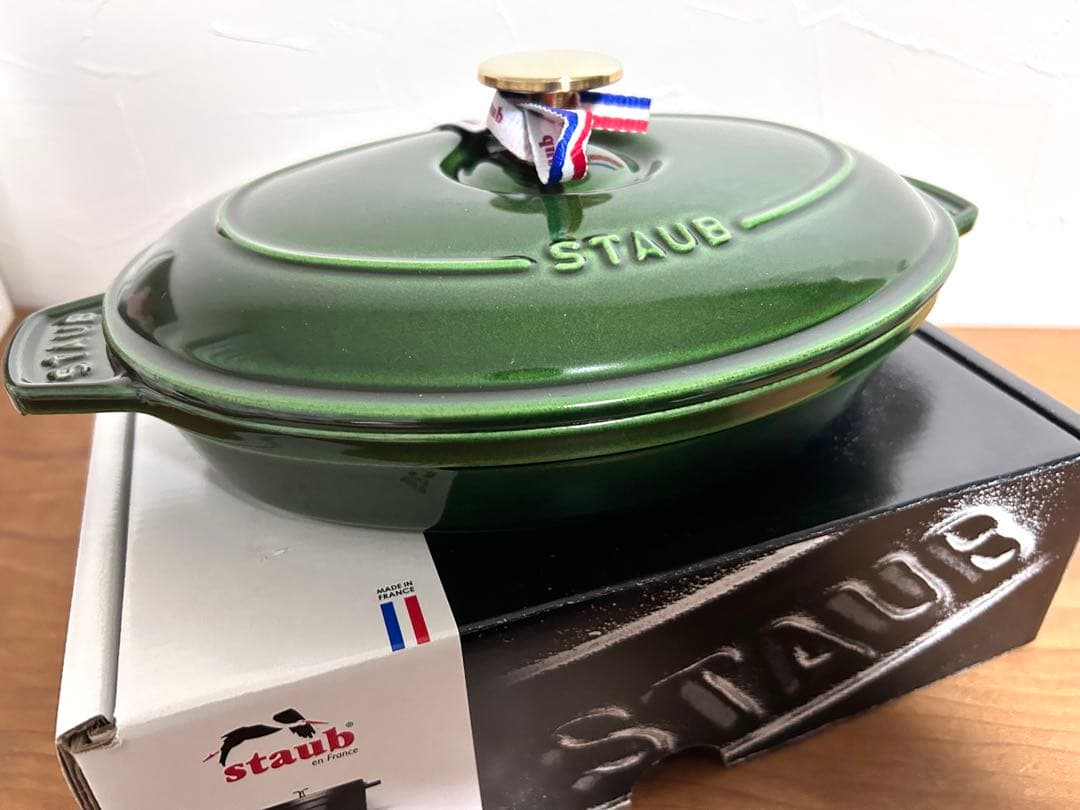 オーバル ホットプレート　 23cm バジルグリーン