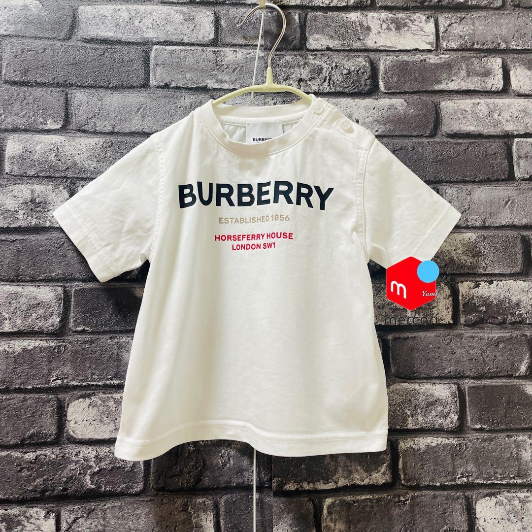 yk88︎⌣̈⃝様 バーバリー白タグベビーTシャツ86cm 4万500円
