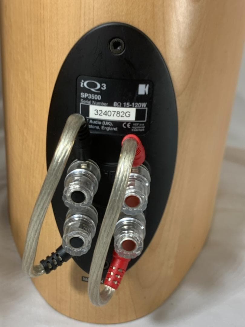 KEF iQ3 SP3500 メープル ブックシェルフスピーカ 美品