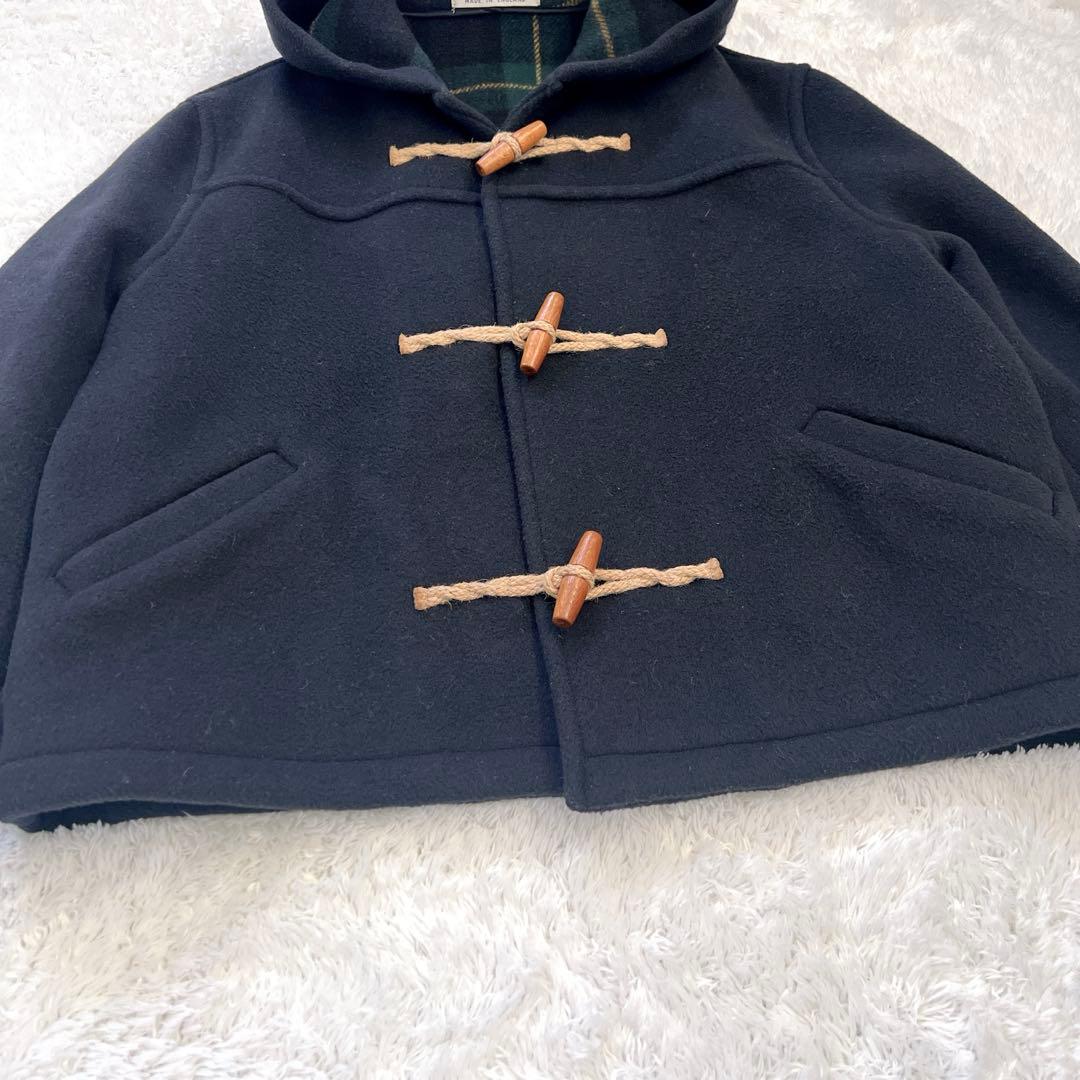 美品✨イギリス製 モンゴメリー ダッフルコート ウール ショート丈 ネイビー