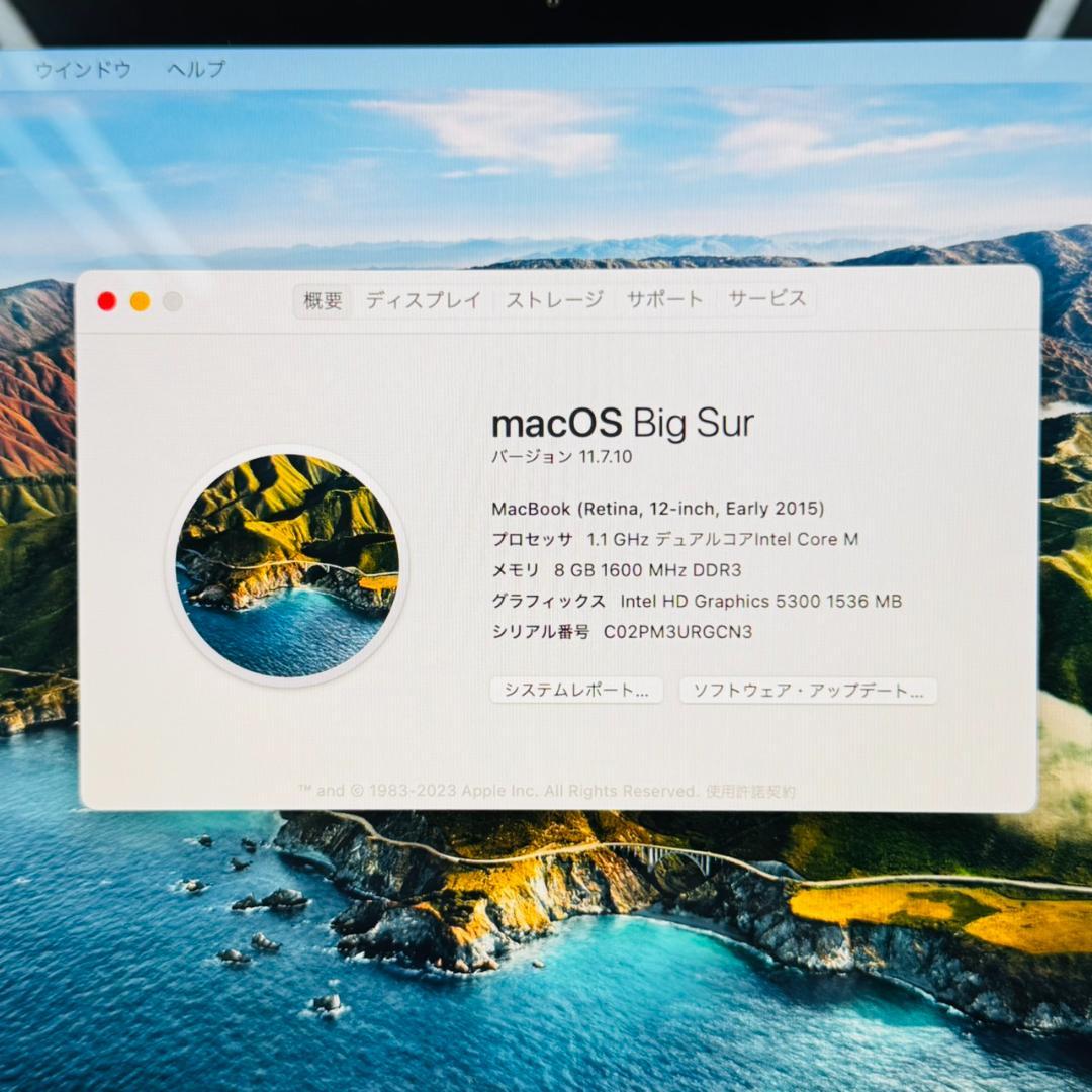 MacBook本体 P76 Apple MacBook CoreM 12inch 8GB/256GB