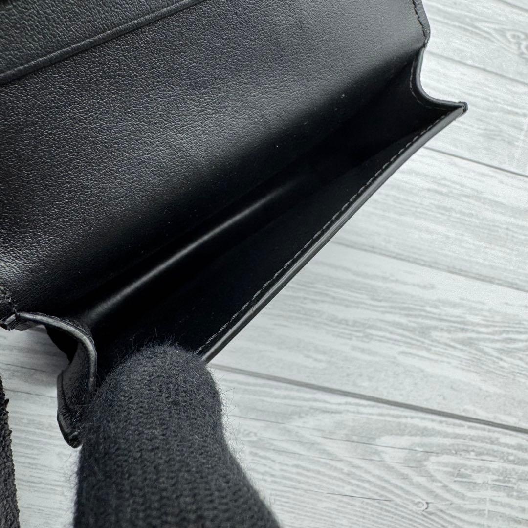 【未使用級】CELINE カードケース ブラック レザー 名刺入れ
