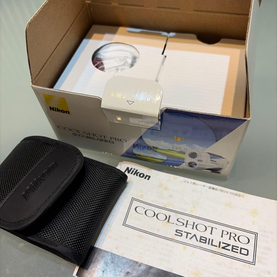 【実質新品】ニコン　COOLSHOT PRO STABILIZED　手振れ補正