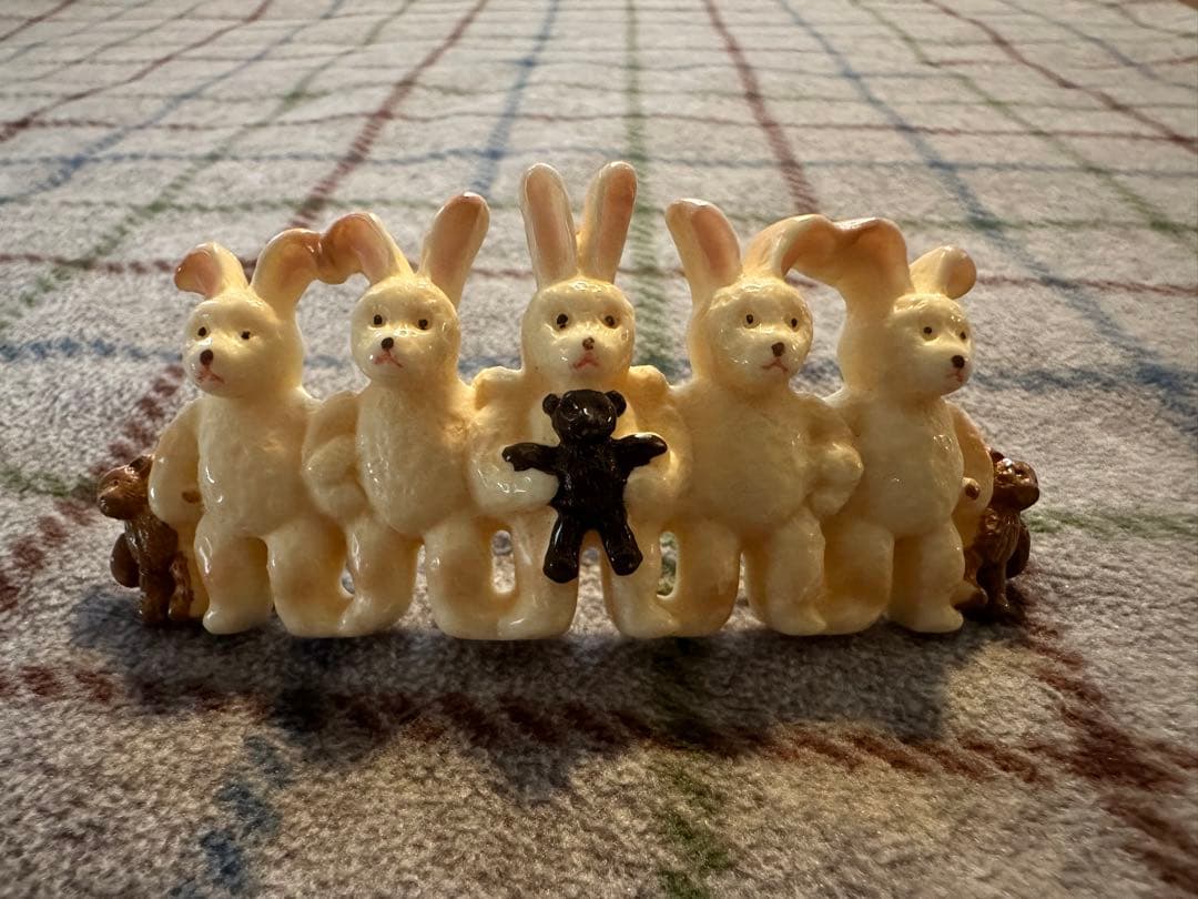 WEEKENDS うさぎ ヴィンテージバレッタ