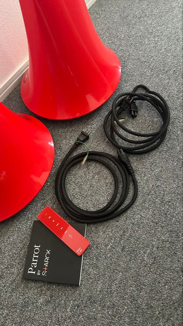 【超美品】Parrot Zik レッドスピーカー(動作確認済)リモコン付