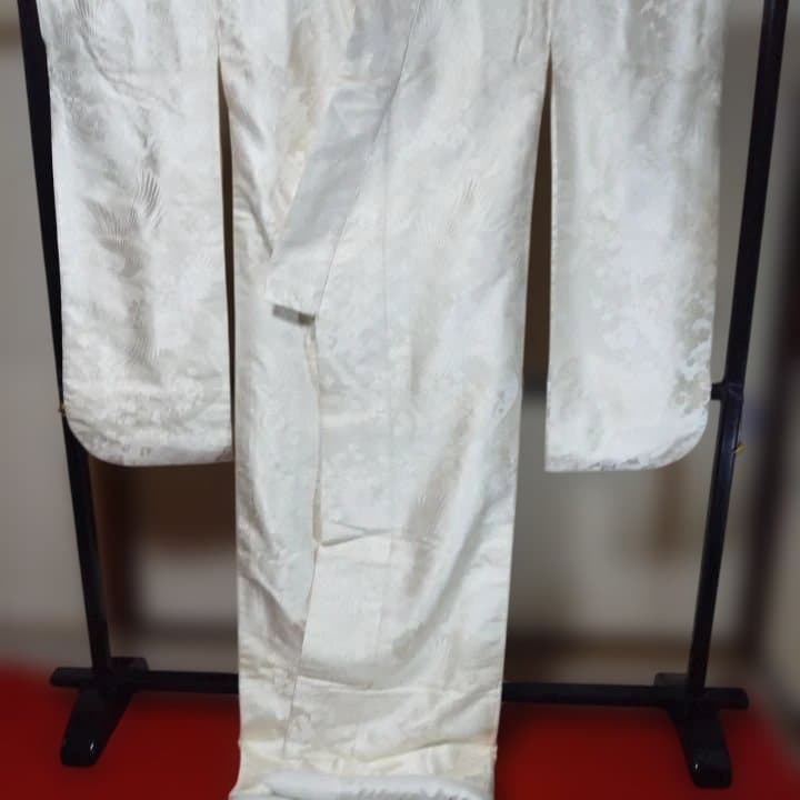 白無垢 たいへん愛でたい松竹梅に鶴の柄J