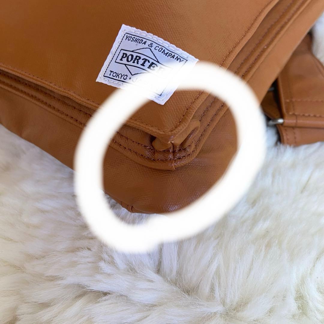 ✨️美品✨️ PORTER フリースタイル ショルダーバッグ キャメル 吉野カバン