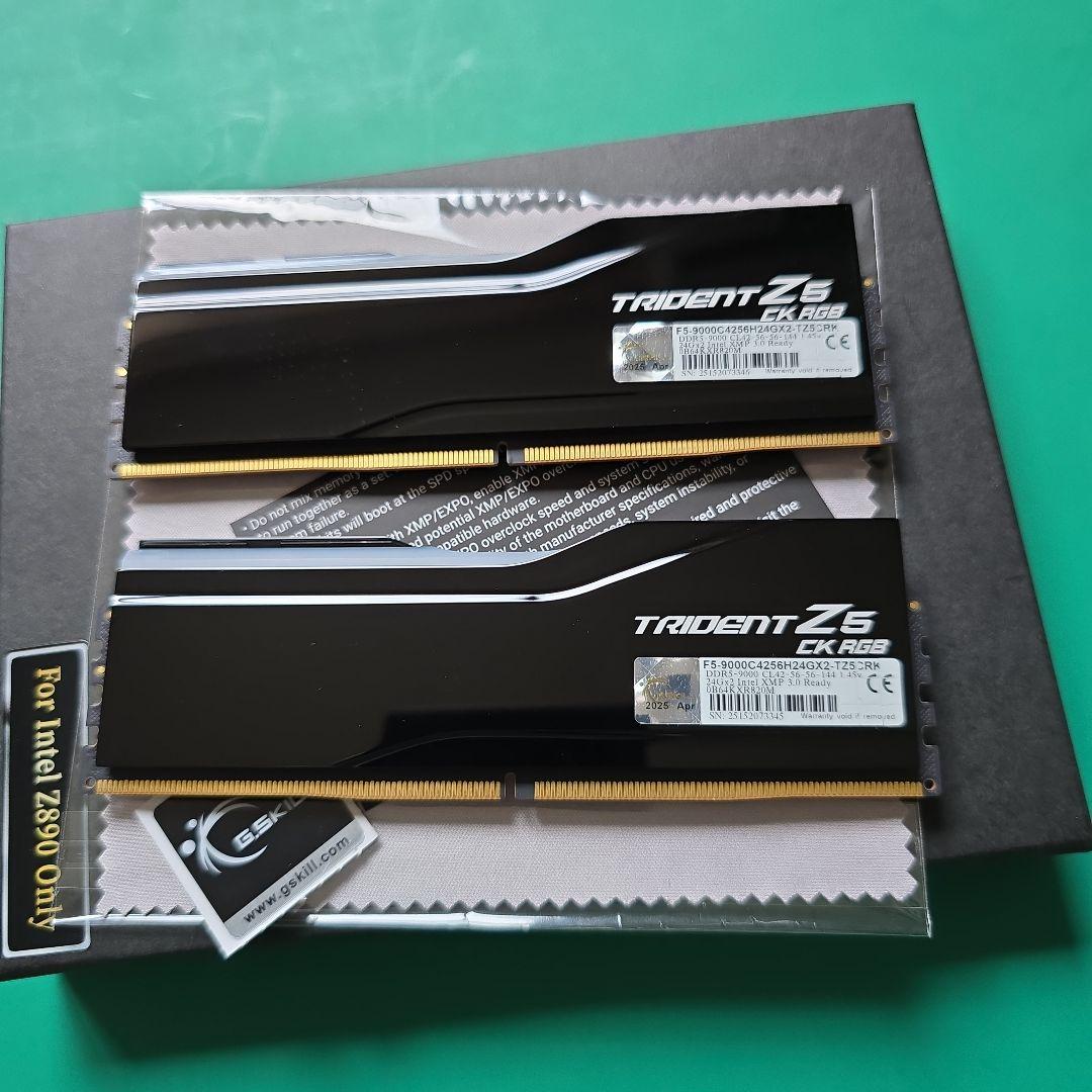 メモリー G.SKILL TRIDENT Z5 CK RGB 48GB DDR5-9000