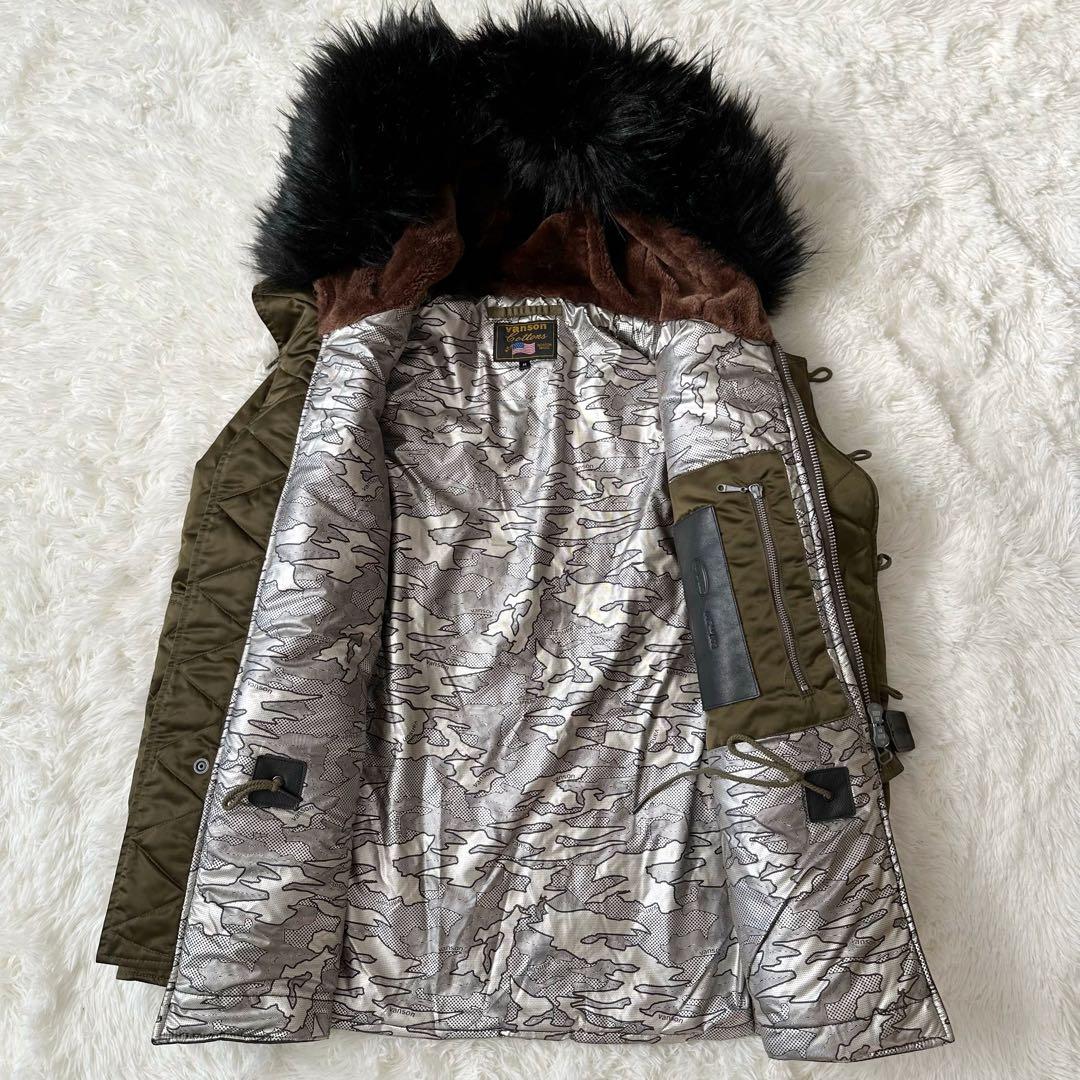 VANSON × LOONEY TUNES N3B フライジャケット カーキ M