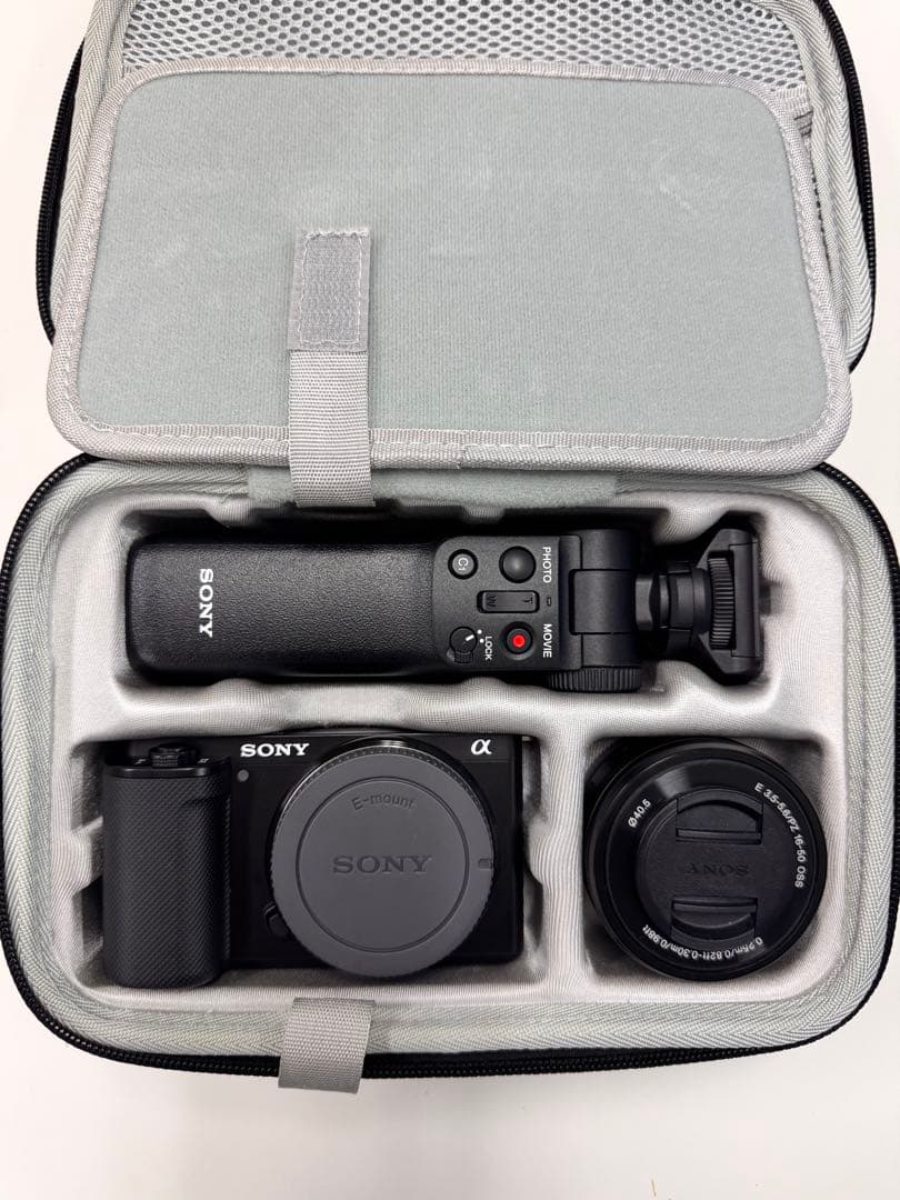 SONY ZV-E10Lパワーズームレンズキット＋シューティンググリップセット