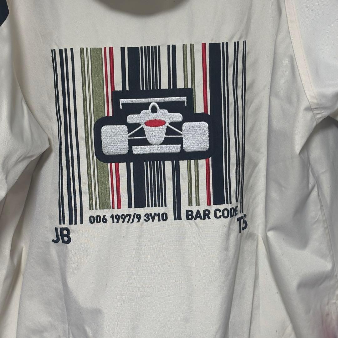 SHINBAR HONDA F1 チームジャケット バーコード