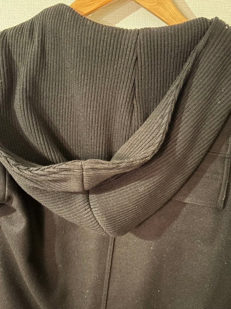 Dior ダッフルジャケット フード付き ブラック S