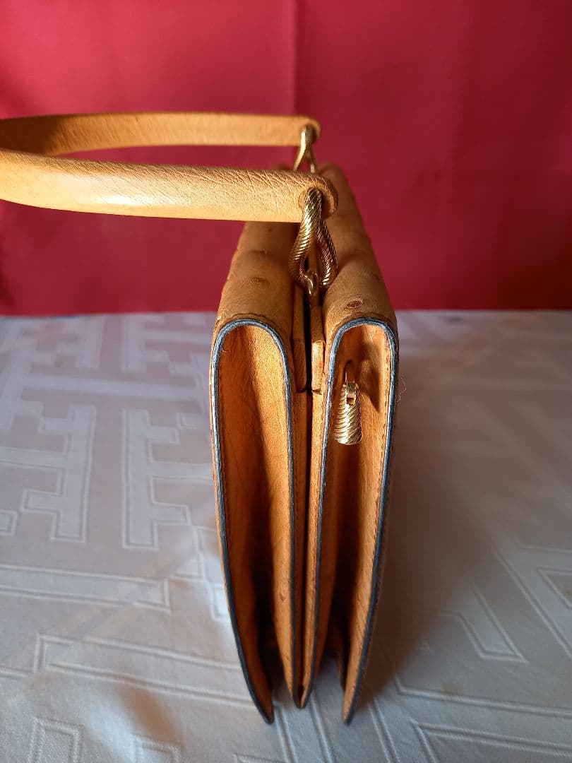 MORABITO　オーストリッチバッグ(ベージュ)