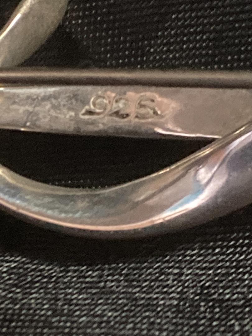 ティファニー リボン ブローチ シルバー 925 1985