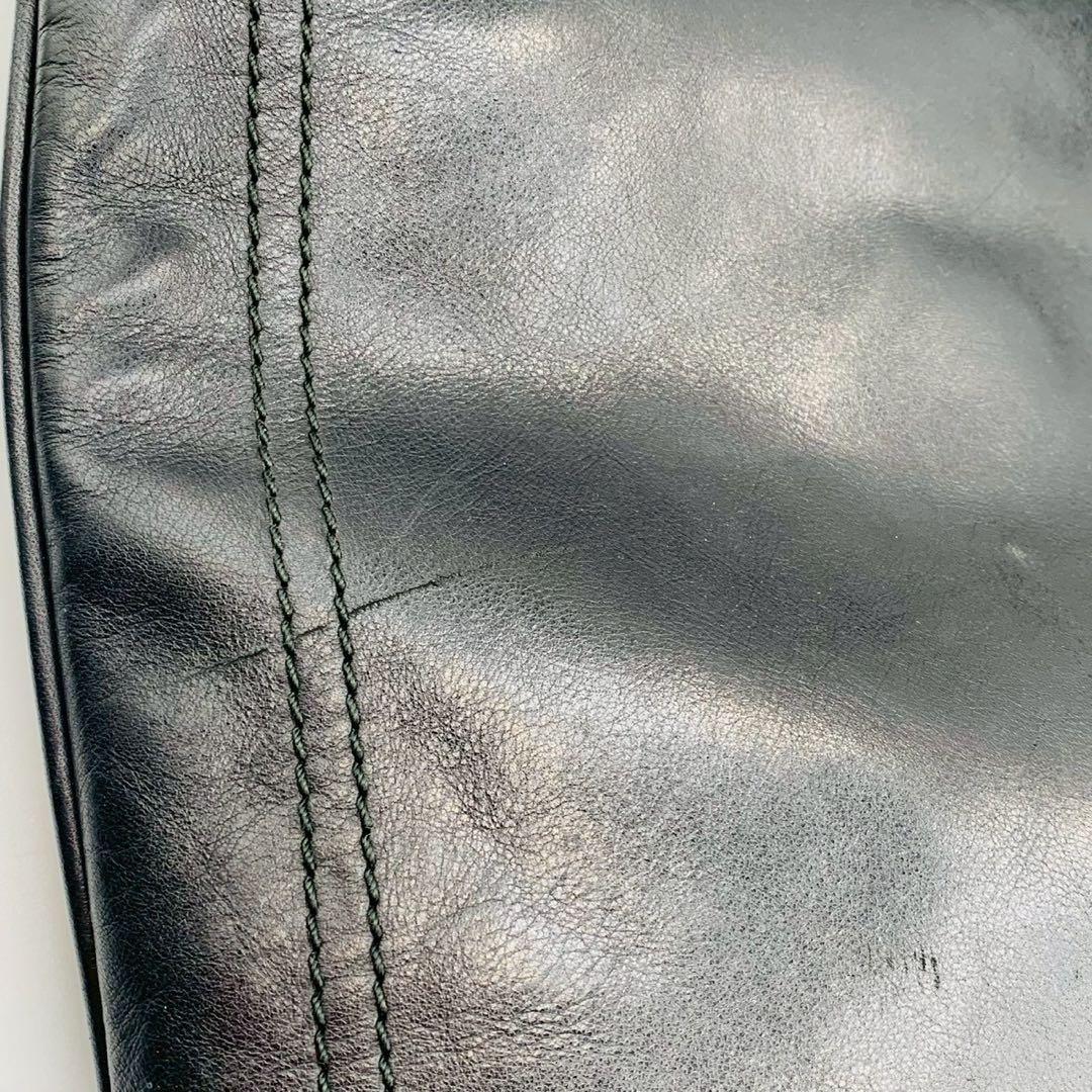 【本物】バリー y2k サコッシュ ショルダーバッグ 本革レザー ブラック