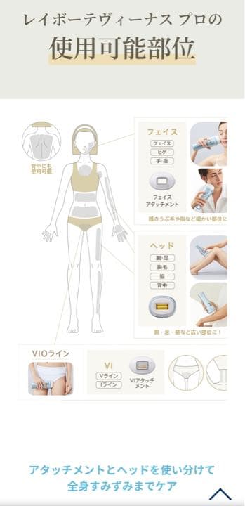 コードレス【YA-MAN】レイボーテヴィーナス ビューティープラス