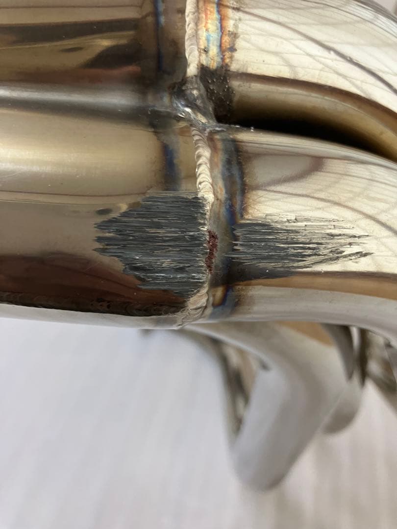 希少　ホンダX4 オーバーレーシング　ステンレス製メガホンマフラー