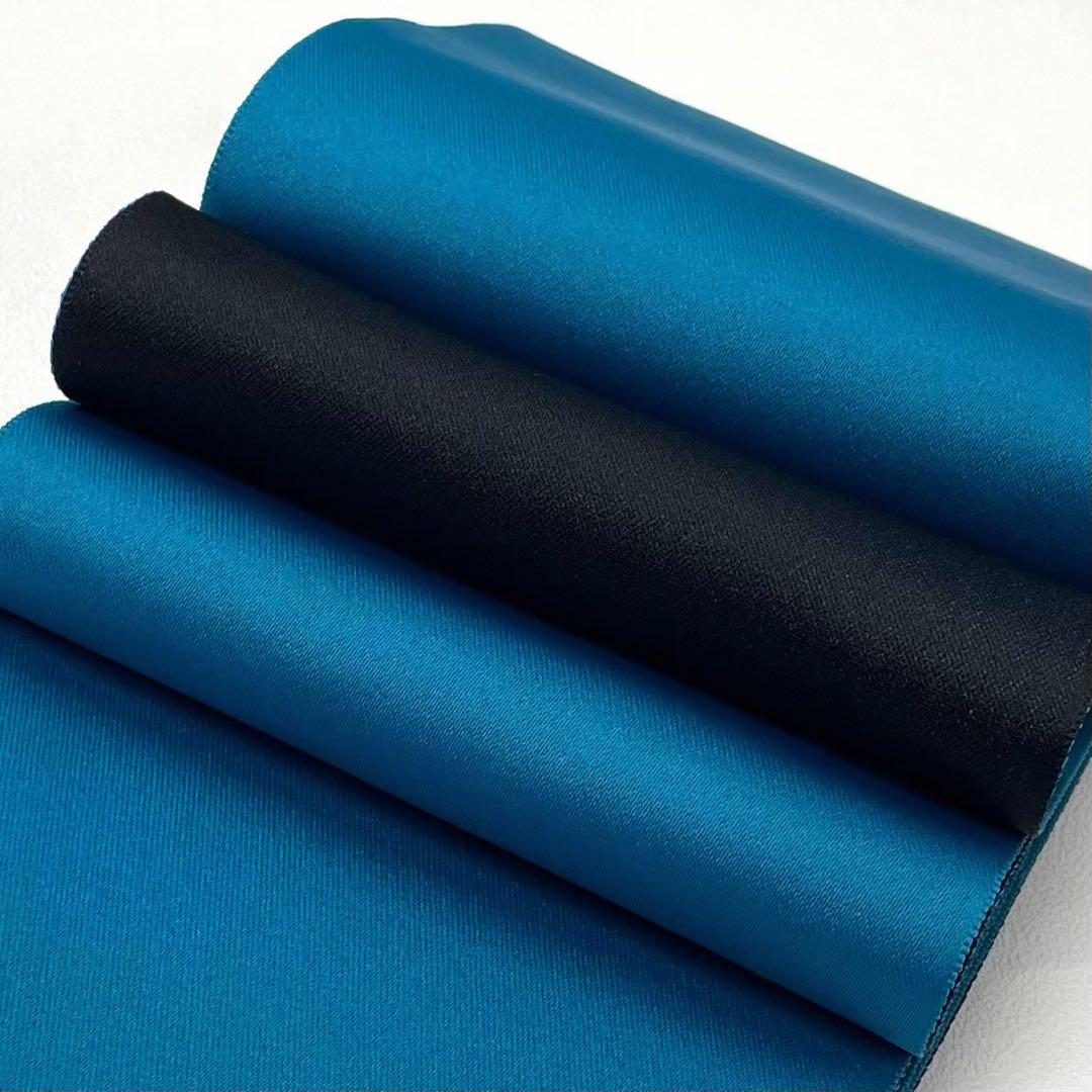 浴衣　大きめサイズ　浴衣 3L 百合　濃紺　帯　2点　新品　未使用　0709④