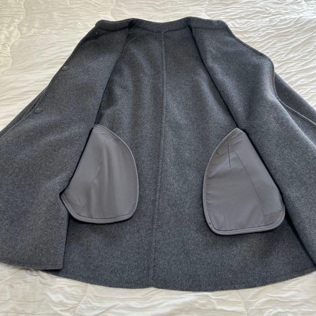 ミラオーウェン　グレー ケープコート