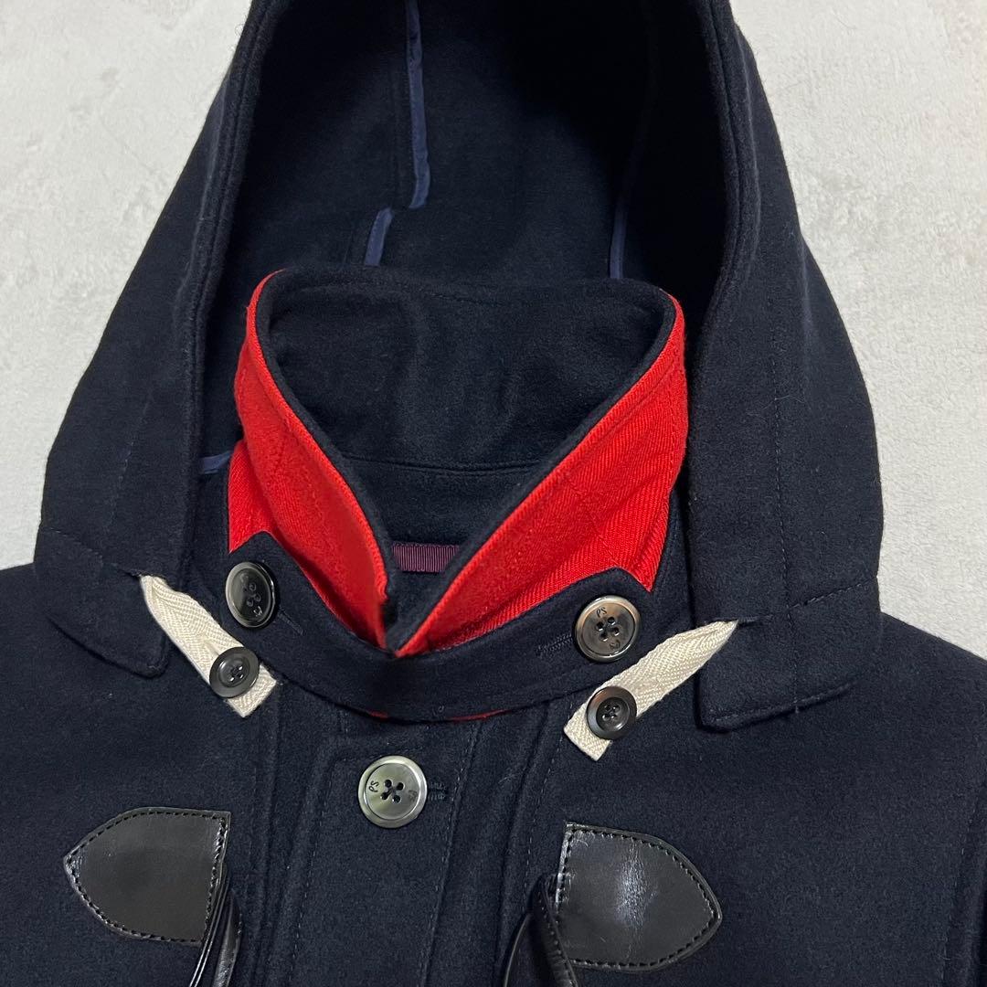 【美品】ポールスミス ダッフルコート ネイビー フード着脱可 メンズ サイズM