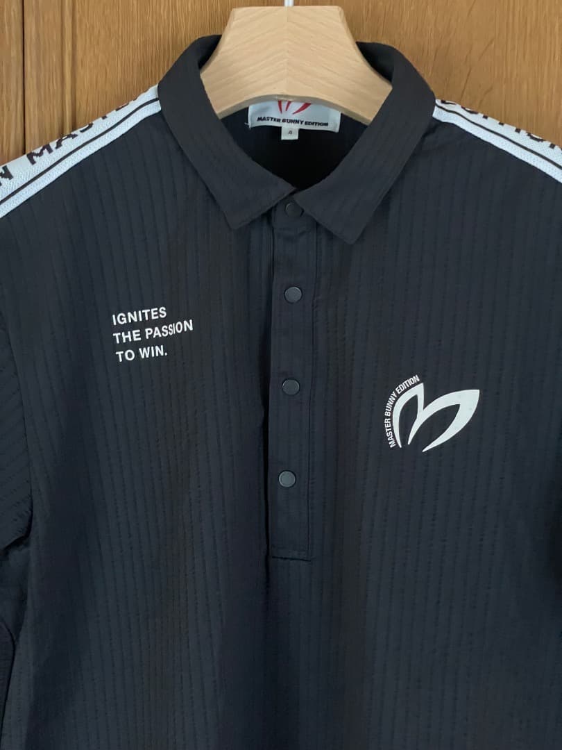 MASTER BUNNY EDITION ポリエステルサッカー 半袖ポロシャツ