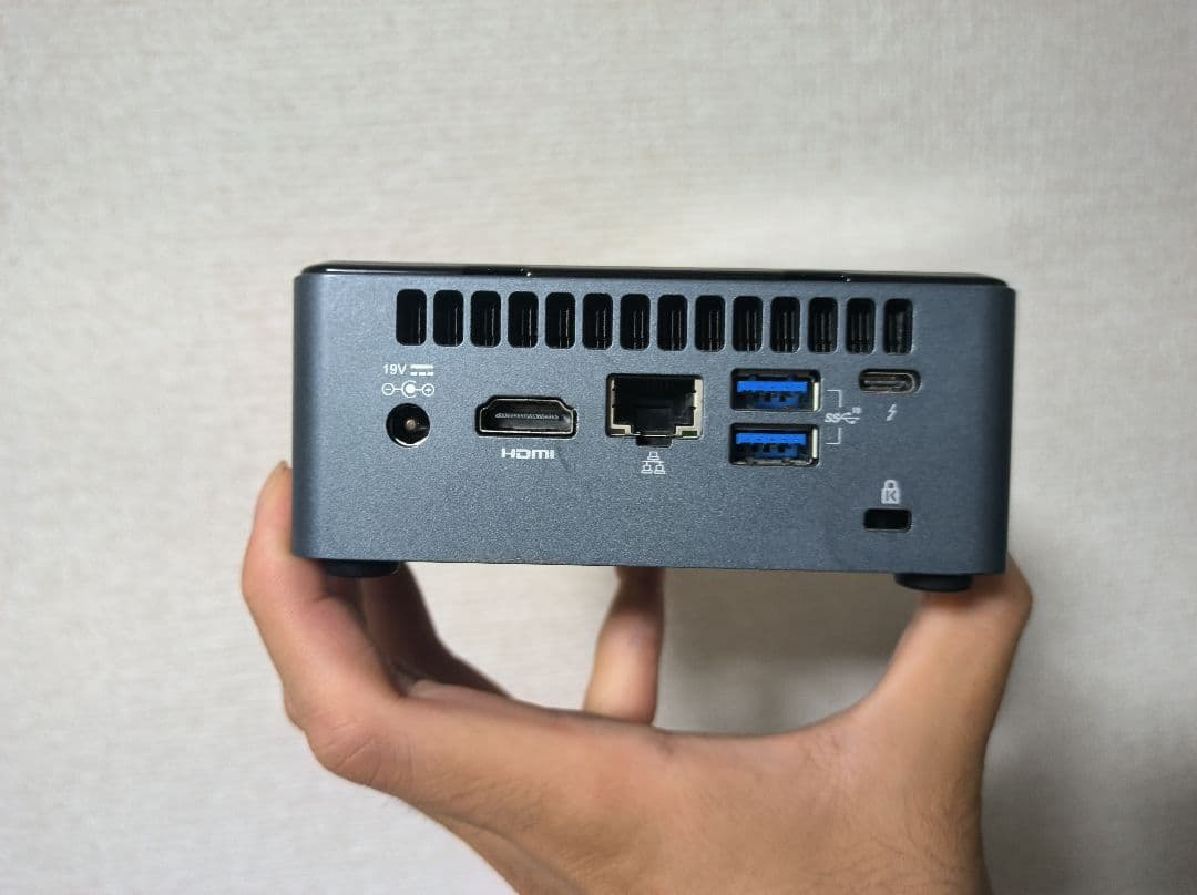 intel nuc 小型PC i3 10th メモリー16GB m.2+hdd