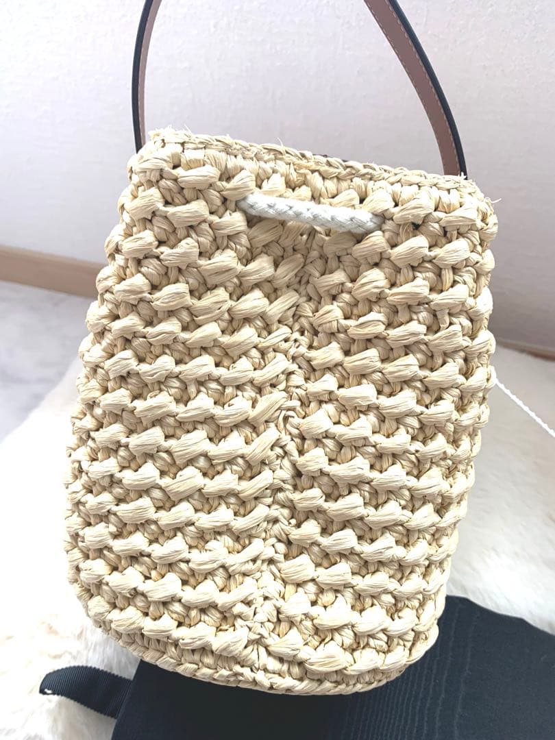 セリーヌ CELINE ティーンドローストリング かごバッグ