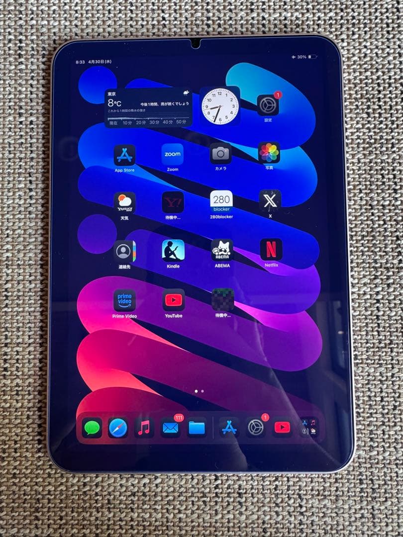 iPad mini 第6世代（256GB）