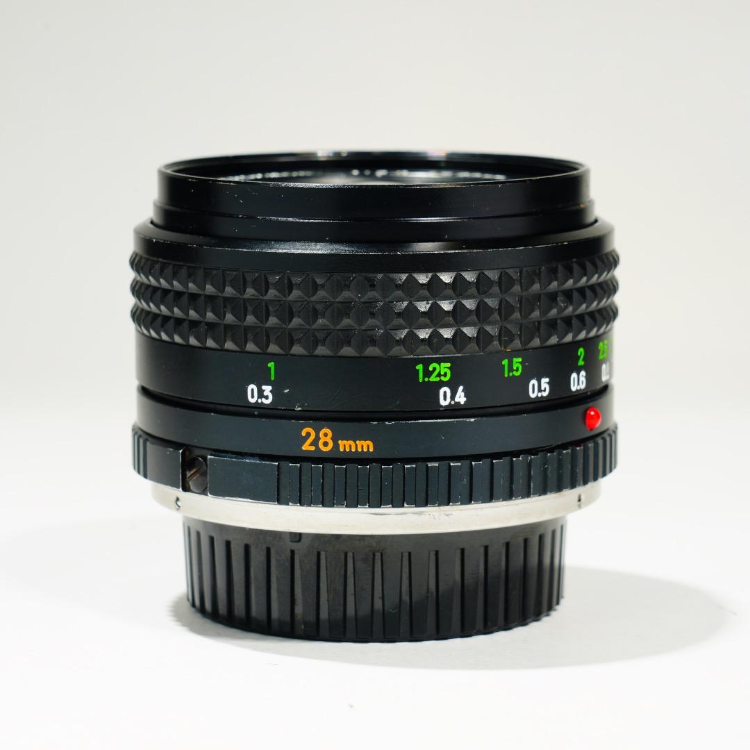 【美品】動作◎ ミノルタ MC W.ROKKOR 28mm F2.8 012