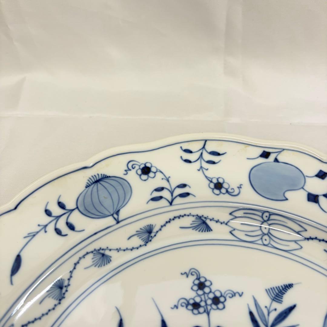 【1119M5】マイセン ブルーオニオン プレート 大皿