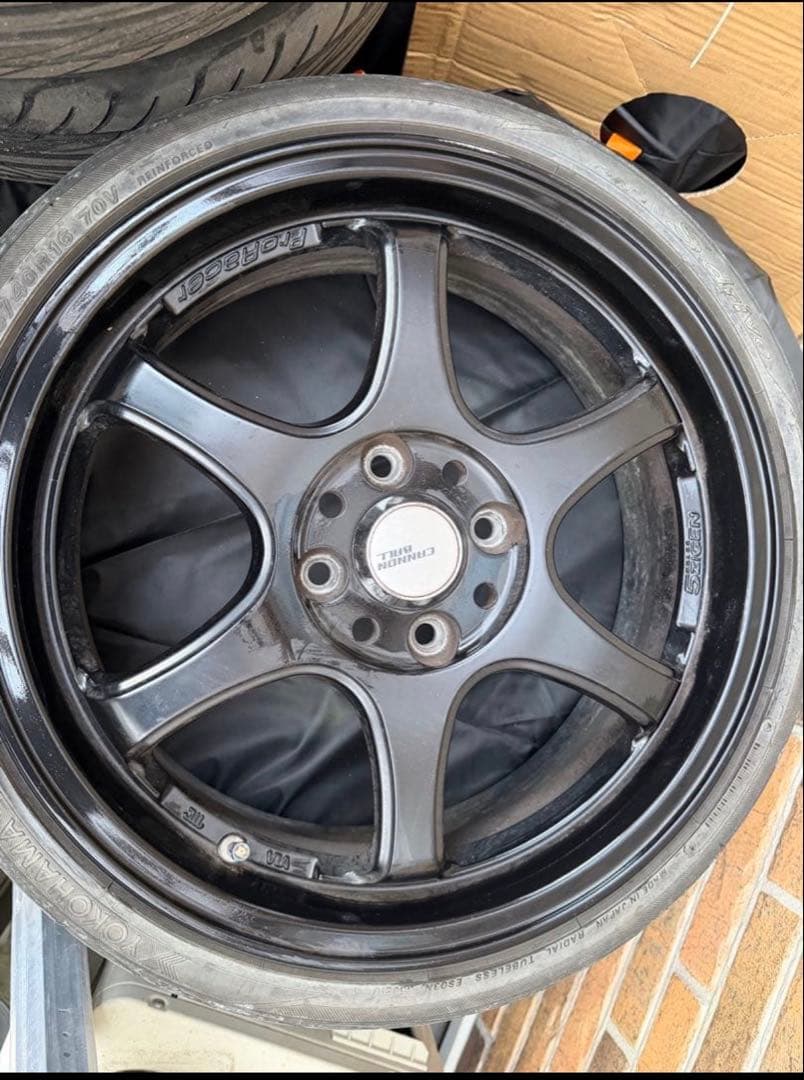 165/40R16 ブラックホイールセット 5スポーク②