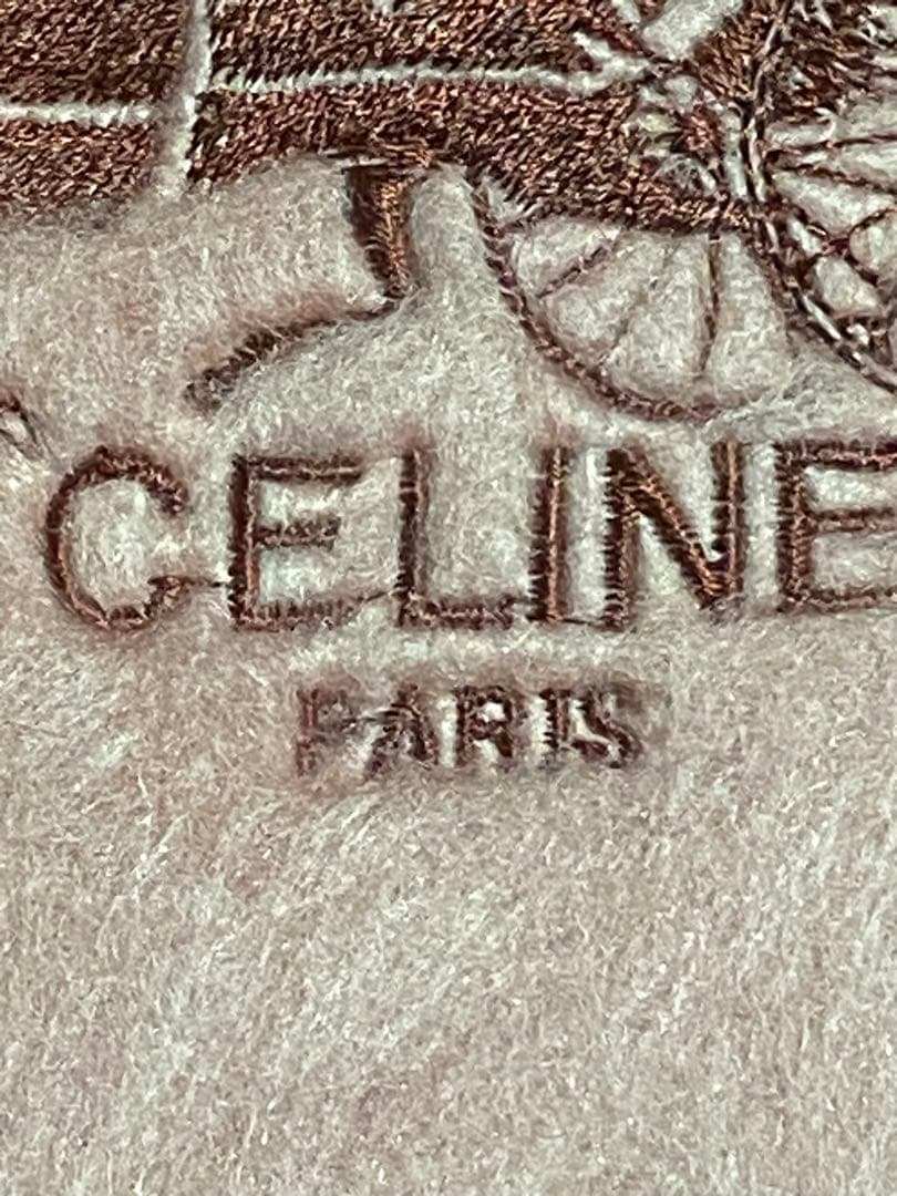 希少♦️セリーヌ 毛布♦️大人の落ち着きあるピンク♦️セリーヌロゴ♦️未使用 送料込
