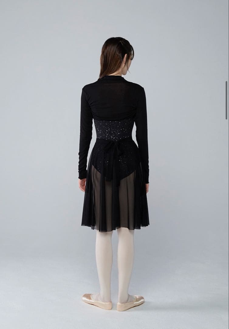 バイプリエ　ニットシャーリングシュラグ　黒