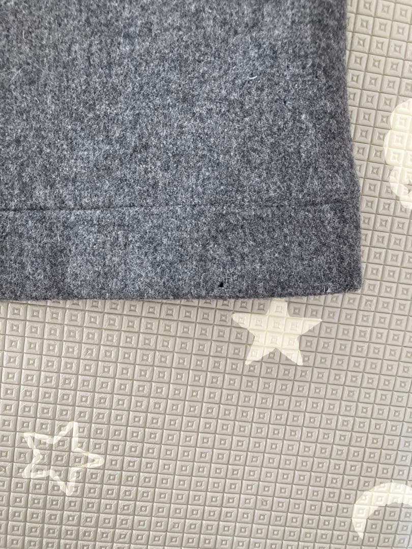 パパス ダッフルコート フード アンゴラ ウール