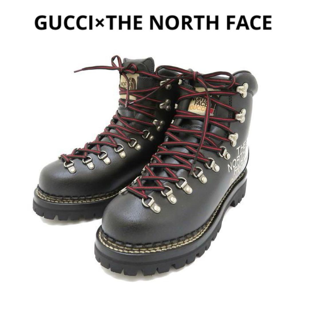 GUCCI×THE NORTH FACE レザー マウンテンブーツ箱付き