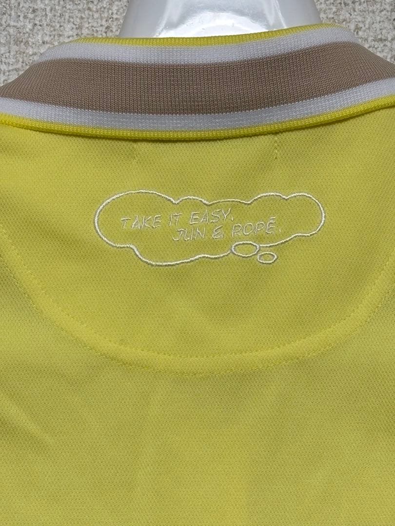 JUN&ROPE イエローポロシャツ