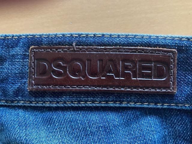 Dsquared2 メンズ ウォレットチェーン付き ジーンズ イタリア48