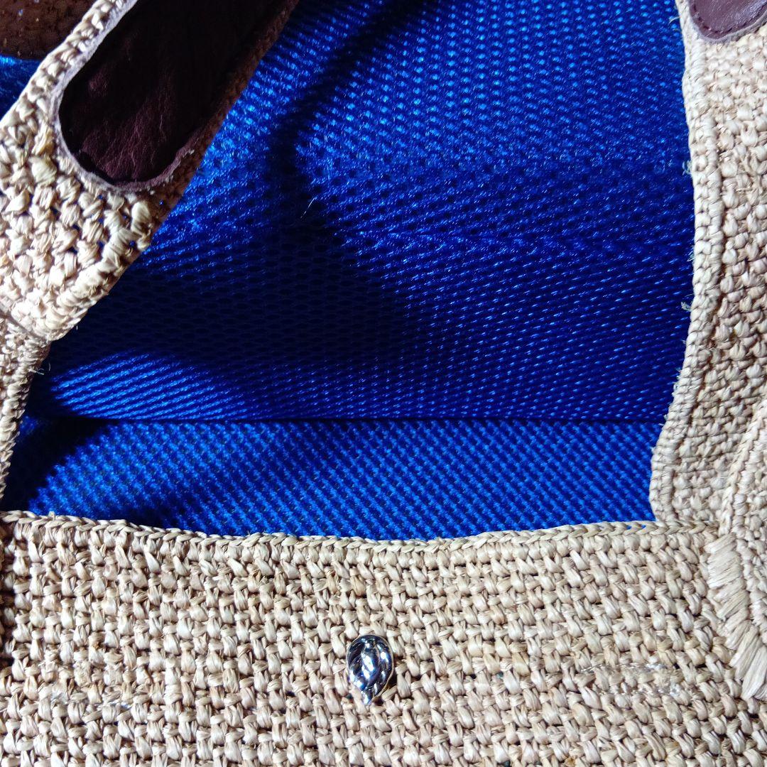 ヤーコ　ヘレンカミンスキー　ラフィア トートバッグ ベージュ 大きめ