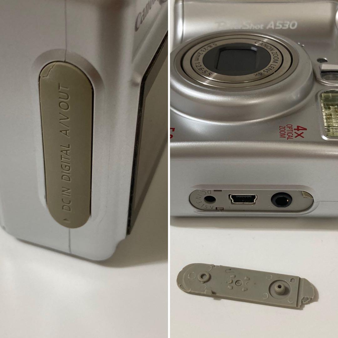 動作確認済 Canon PowerShotA530 デジタルカメラ SDカード付